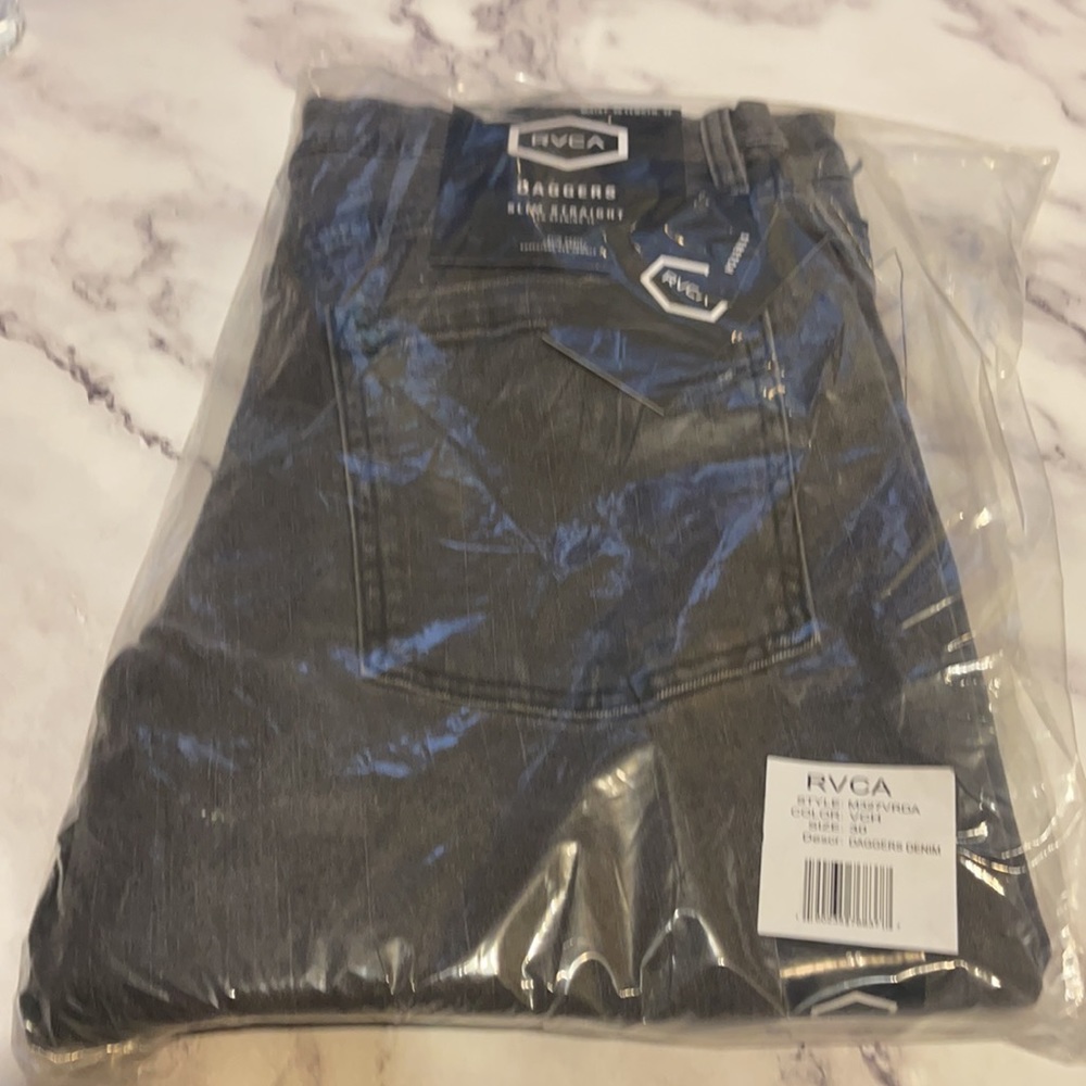 🔥RVCA DAGGERS SLIM FIT DENIM NWT - Picture 5 of 5